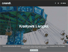 Tablet Screenshot of creandi.pl
